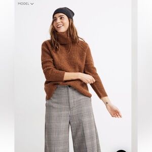 Madewell Mercer Turtleneck Sweater in Coziest Yarn
